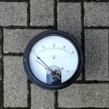 Ø 165 mm | 0–40V | Original Bosch / Gossen Voltmeter (Anlasserprüfstand EF AL 30C)